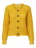 Selected BUTTONED - KNITTED CARDIGAN, Lemon Curry, highres - 16070414_LemonCurry_001.jpg