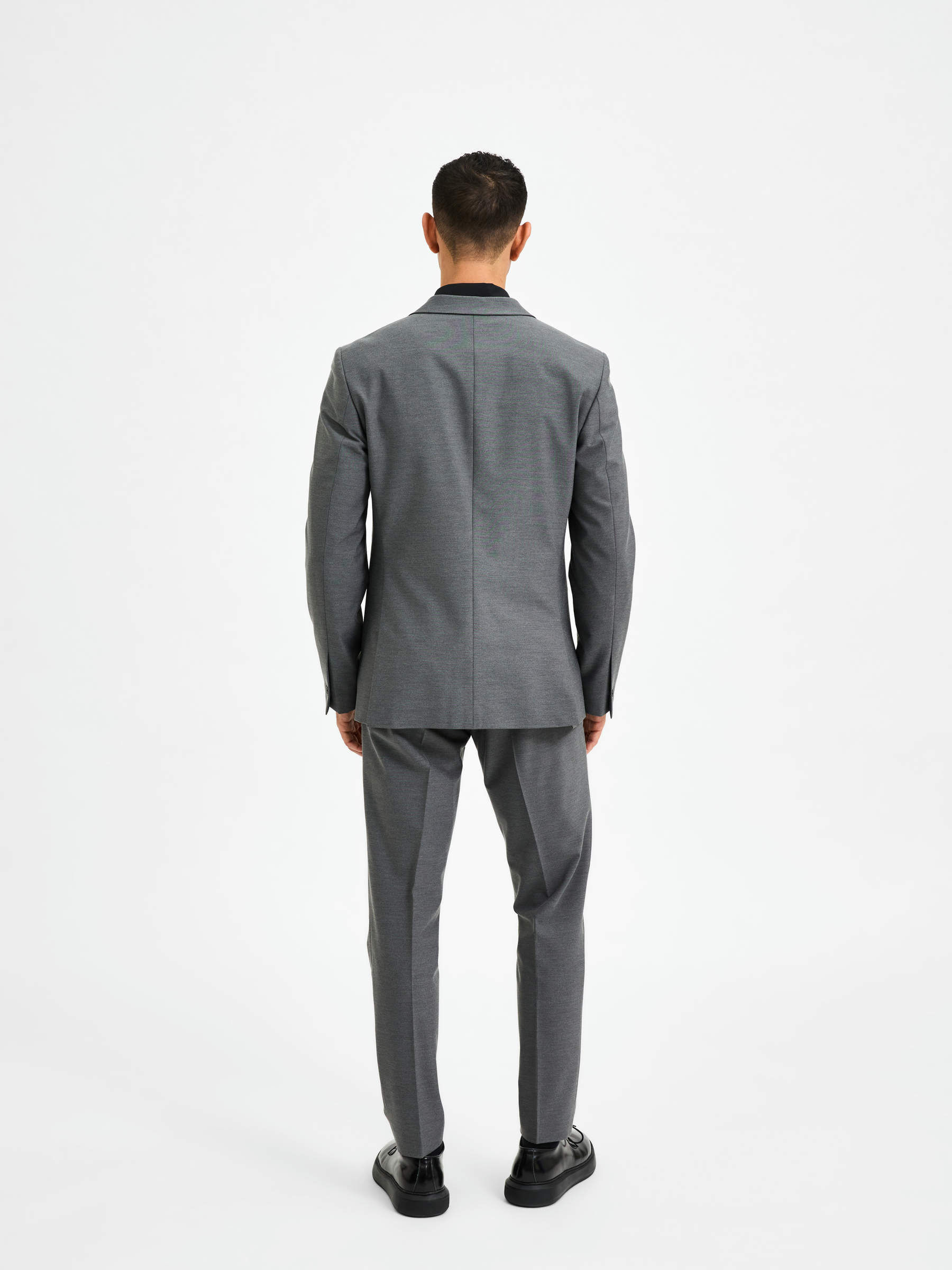 Mens slim fit grey blazer online