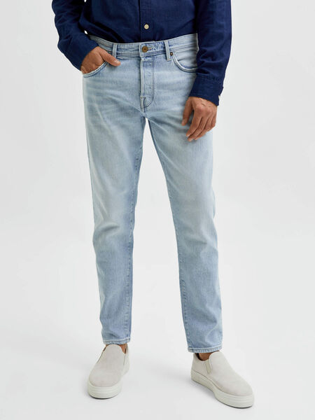 Selected JEANS STRETTI IN FONDO, Light Blue Denim, highres - 16083081_LightBlueDenim_003.jpg