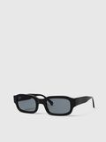 Selected SQUARE FRAME SUNGLASSES, Black, highres - 16097342_Black_005.jpg