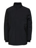 Selected HIGH NECK WATTIERTE JACKE, Black, highres - 16084885_Black_001.jpg