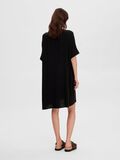 Selected LINEN-BLEND MINI DRESS, Black, highres - 16090918_Black_004.jpg