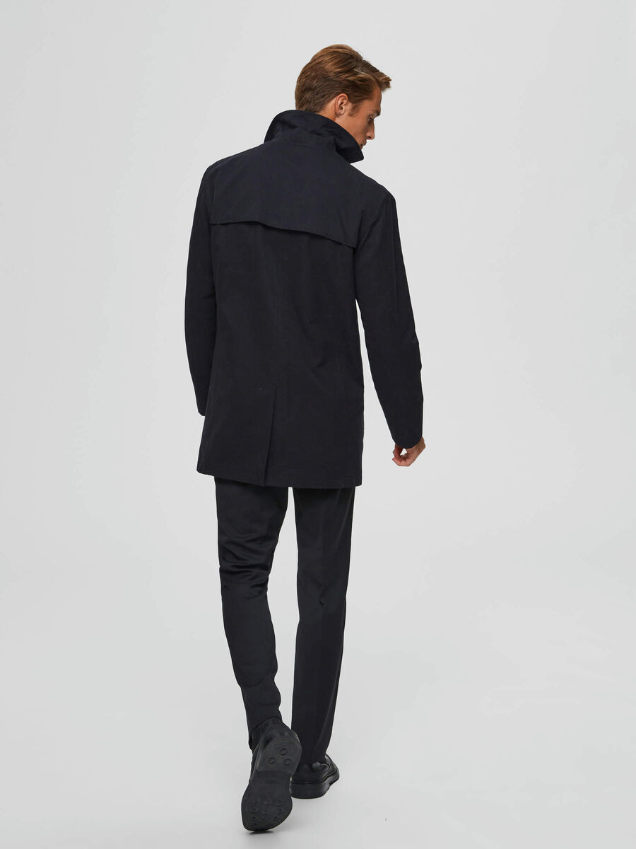 Selected COTON - MANTEAU, Black, highres - 16074155_Black_004.jpg