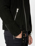 Selected SUEDE - LEATHER JACKET, Black, highres - 16054962_Black_006.jpg