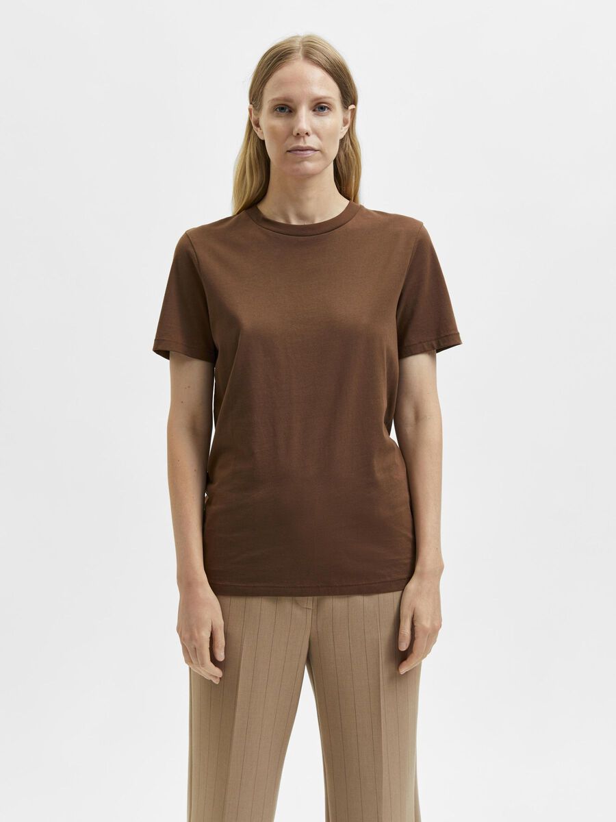 Selected COTON PIMA - T-SHIRT, Carafe, highres - 16048004_Carafe_003.jpg