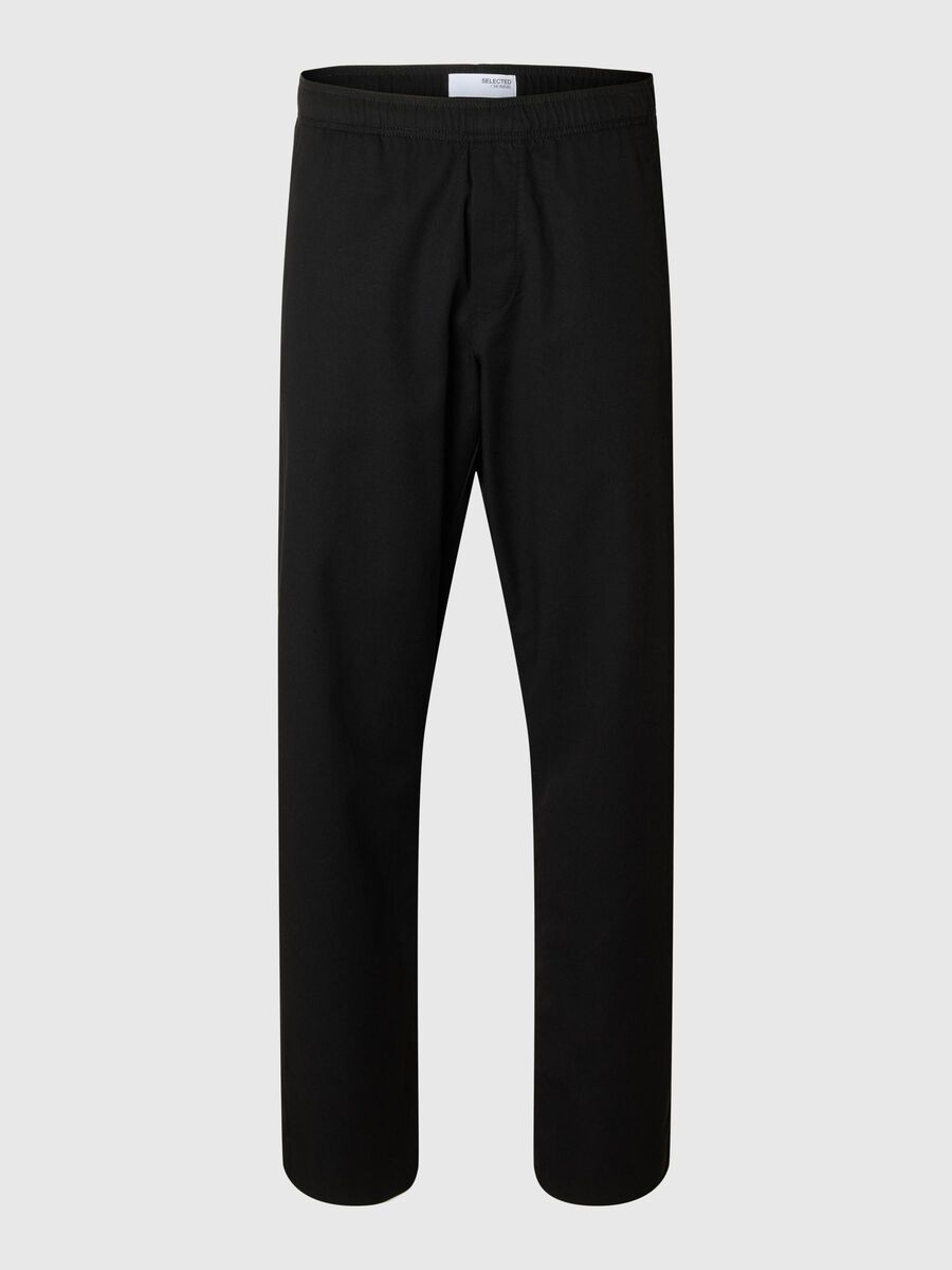 Selected CLASSIC TAPERED TROUSERS, Black, highres - 16096743_Black_001.jpg