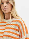 Selected STRIPETE STRIKKET PULLOVER, Sandshell, highres - 16084358_Sandshell_1008812_006.jpg