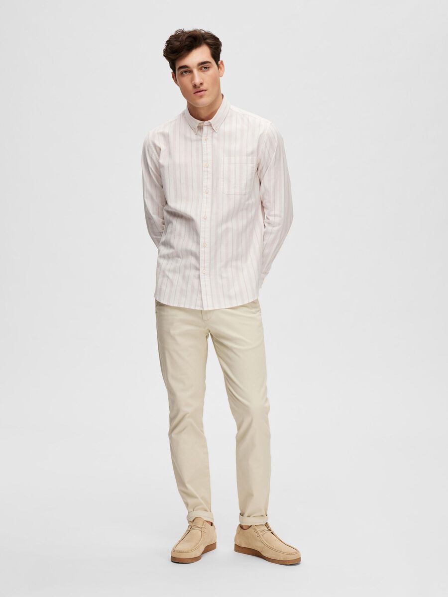 Selected OXFORD CHEMISE, Shadow Gray, highres - 16077359_ShadowGray_821744_005.jpg