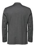 Selected DE CORTE SLIM BLAZER, Dark Grey Melange, highres - 16069322_DarkGreyMelange_002.jpg