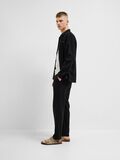 Selected STRAIGHT FIT HØRBLANDING BUKSER, Black, highres - 16094368_Black_008.jpg