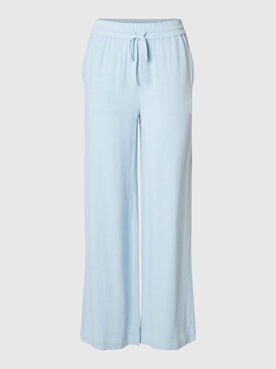 Selected VISCOSE BLEND TROUSERS, Cashmere Blue, highres - 16089062_CashmereBlue_001.jpg