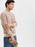Selected STRIPED KNITTED PULLOVER, Oatmeal, highres - 16086647_Oatmeal_967592_008.jpg