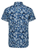 Selected PRINTED - SHORT SLEEVED SHIRT, Estate Blue, highres - 16061599_EstateBlue_613038_002.jpg