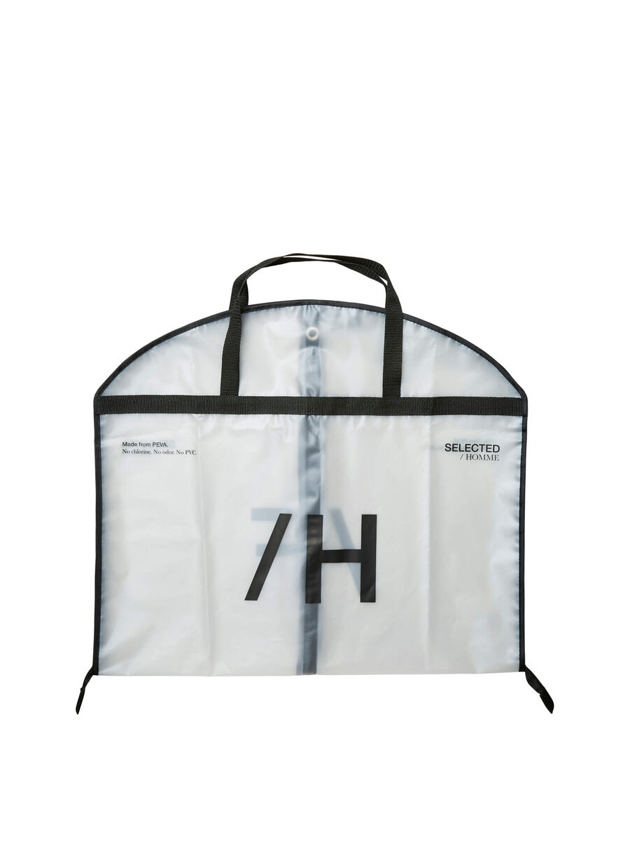 SELECTED Transparent Suit Bag Unisex White