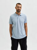 Selected REGULAR FIT PIQUE POLO SHIRT, Celestial Blue, highres - 16078604_CelestialBlue_868108_003.jpg