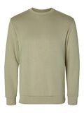 Selected MANCHES LONGUES SWEAT-SHIRT, Vetiver, highres - 16092573_Vetiver_001.jpg