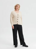 Selected LANGERMET STRIKKET CARDIGAN, Birch, highres - 16084404_Birch_005.jpg