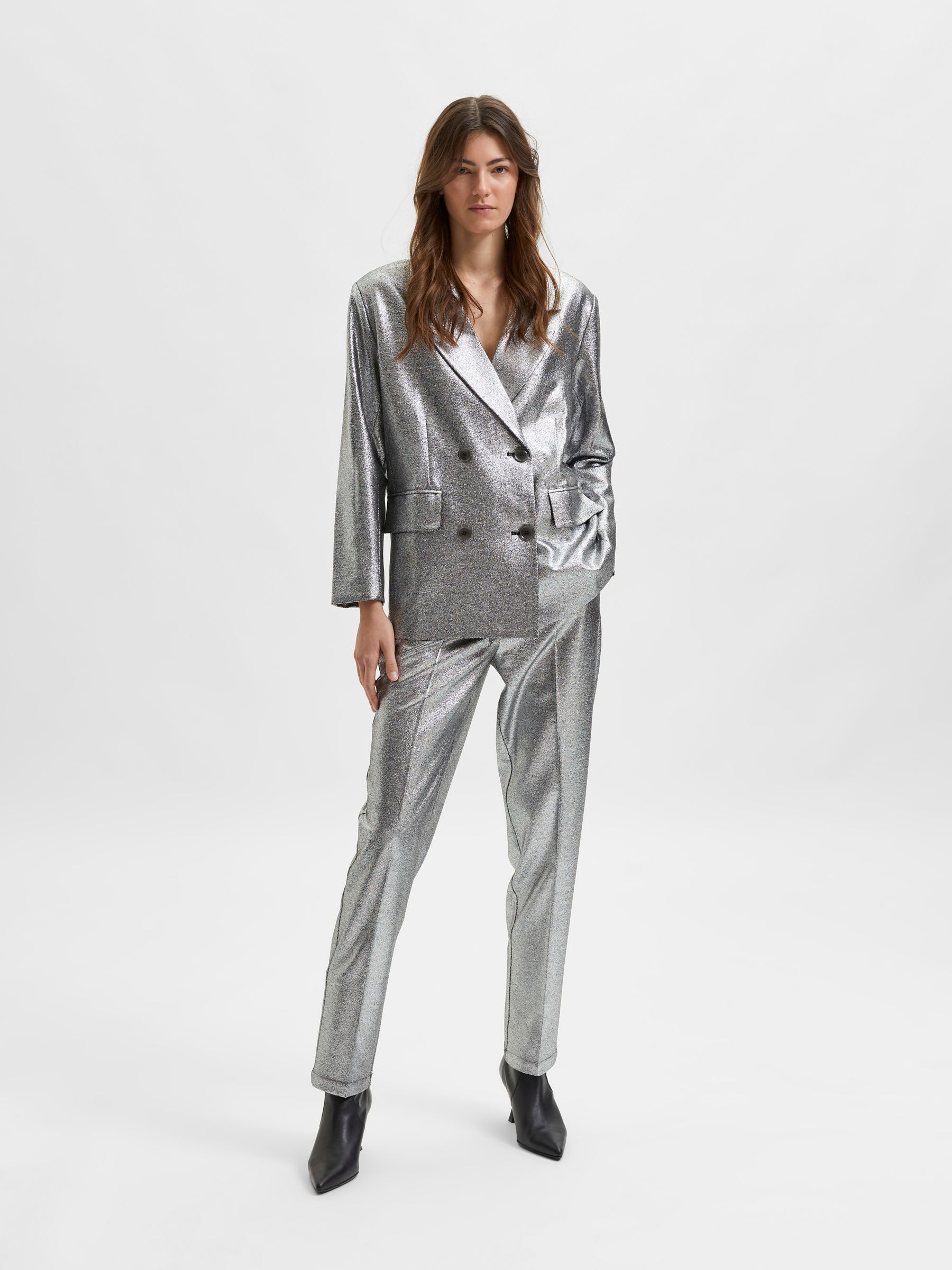 OVERSIZED SILVER BLAZER Silver SELECTED FEMME
