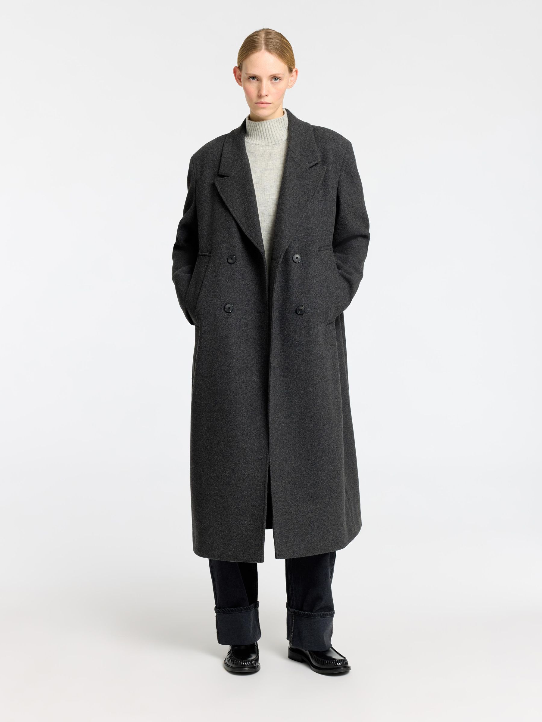 新品 abyts エーバイティエス WOOL RIVER COAT Abyts 佐藤健 ウールリバーコート 定価36,
