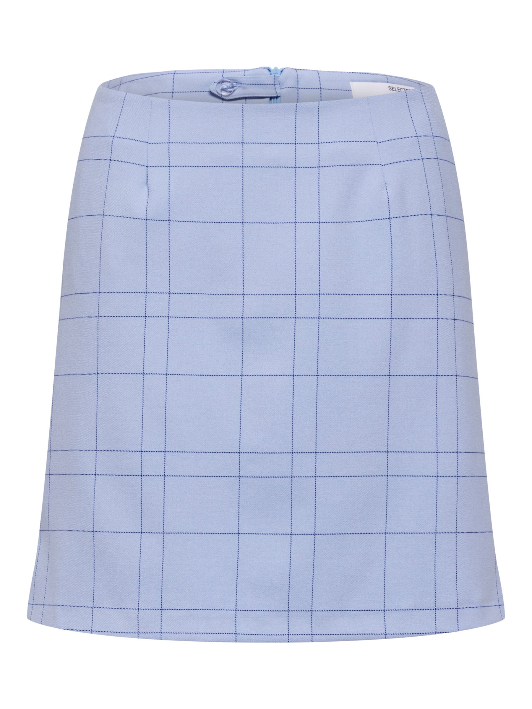 CHECKED MINI SKIRT Blue SELECTED FEMME