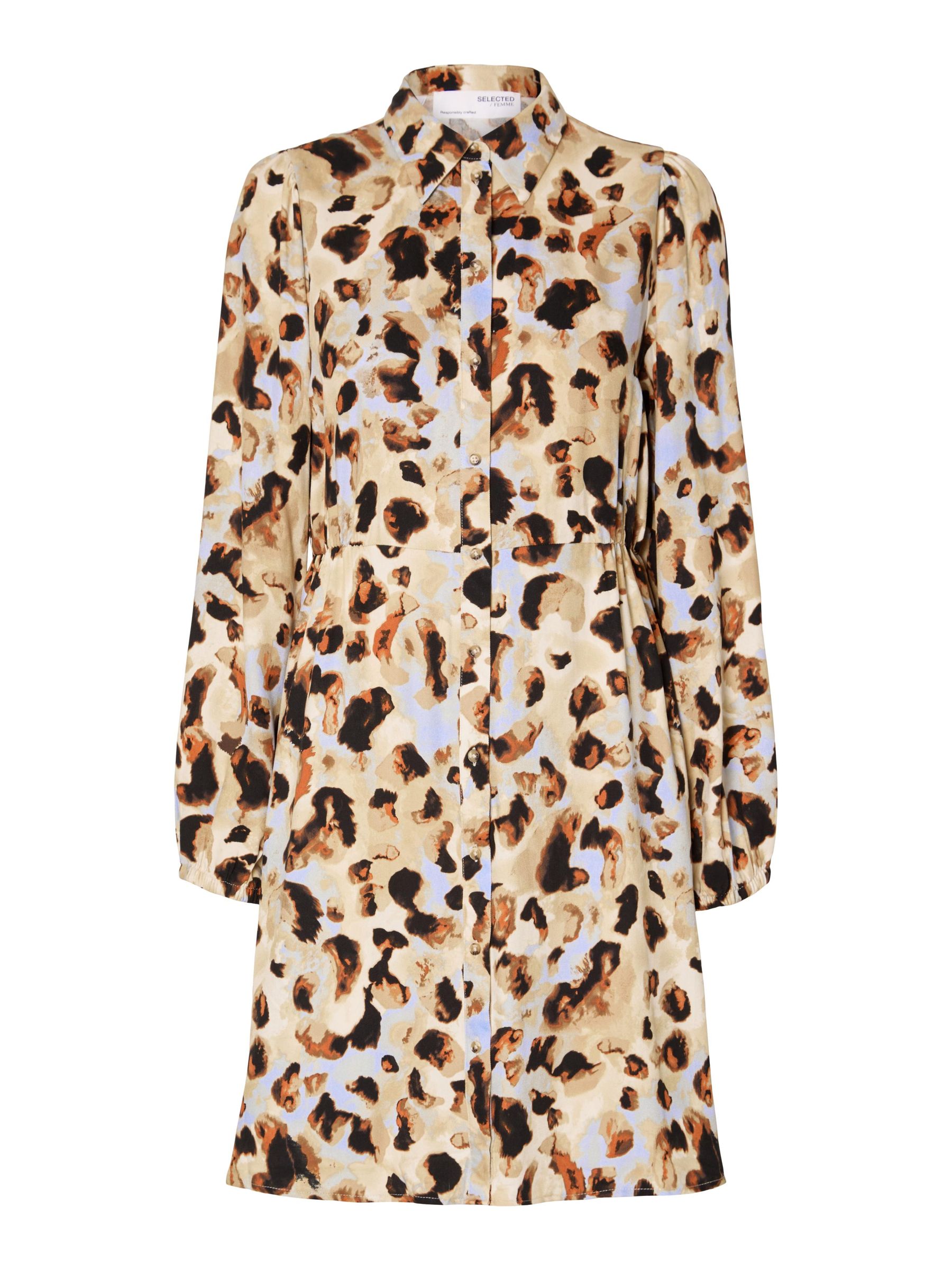 Selected femme leopard dress top