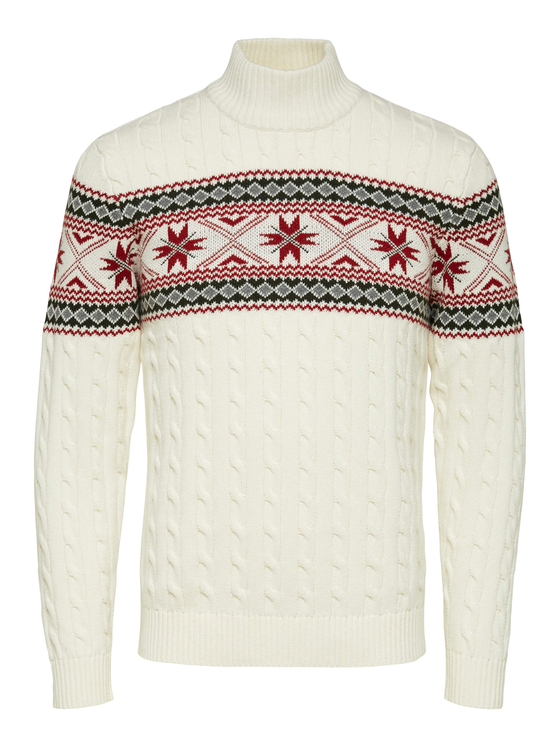 High neck christmas jumper on sale