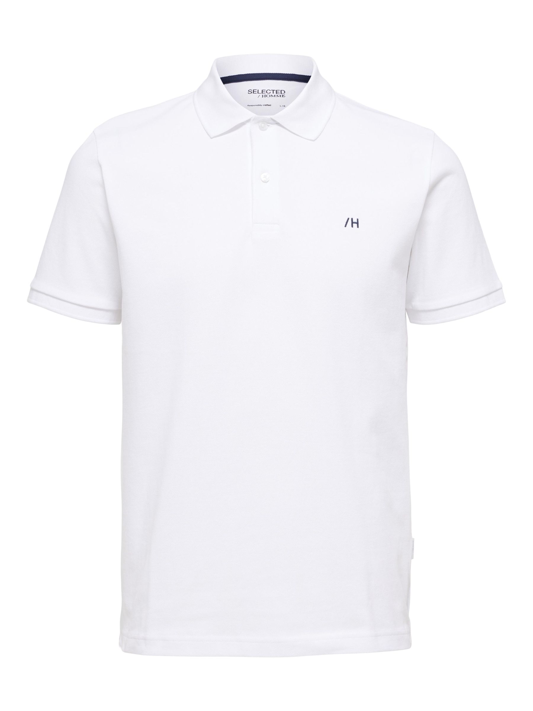 CLASSIC POLO SHIRT | White | SELECTED HOMME®