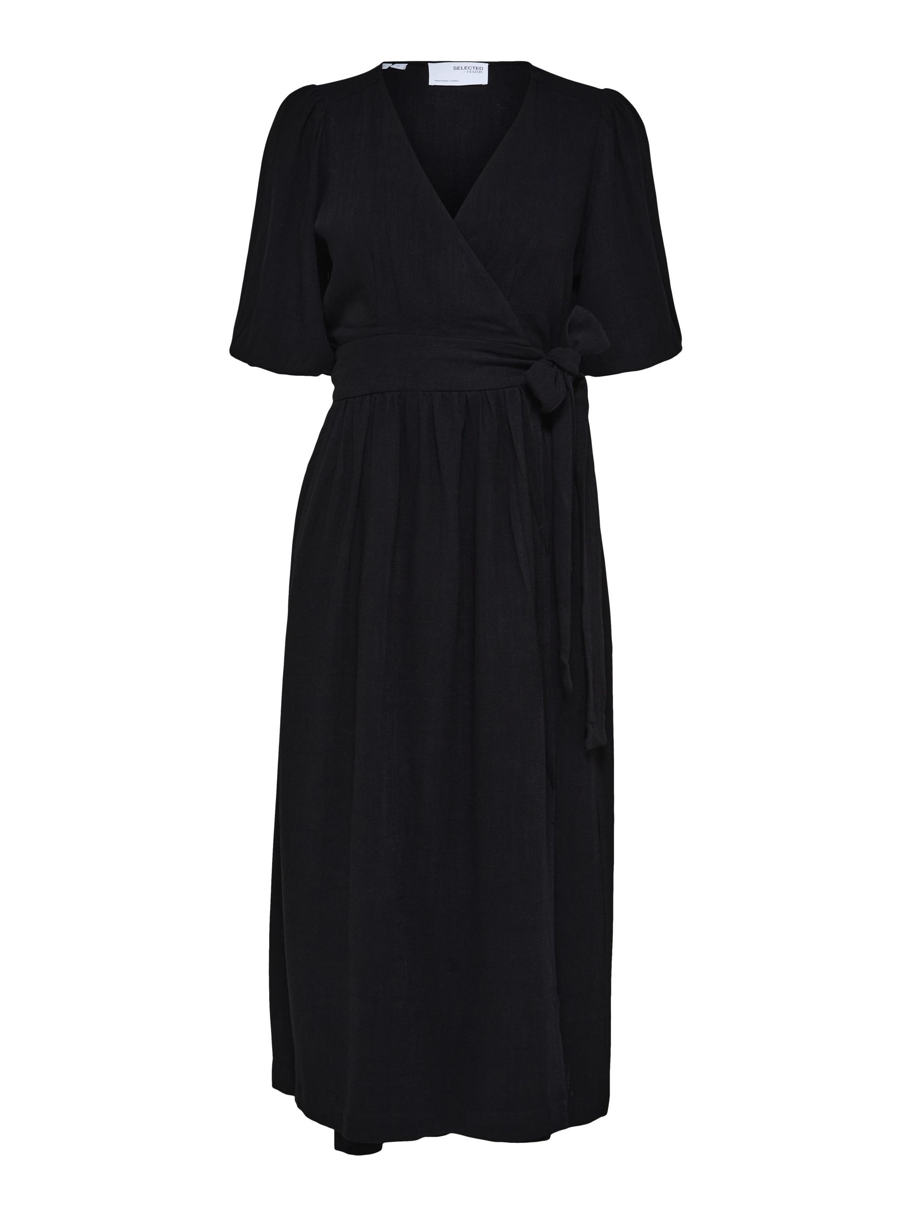 Selected femme hotsell black dress