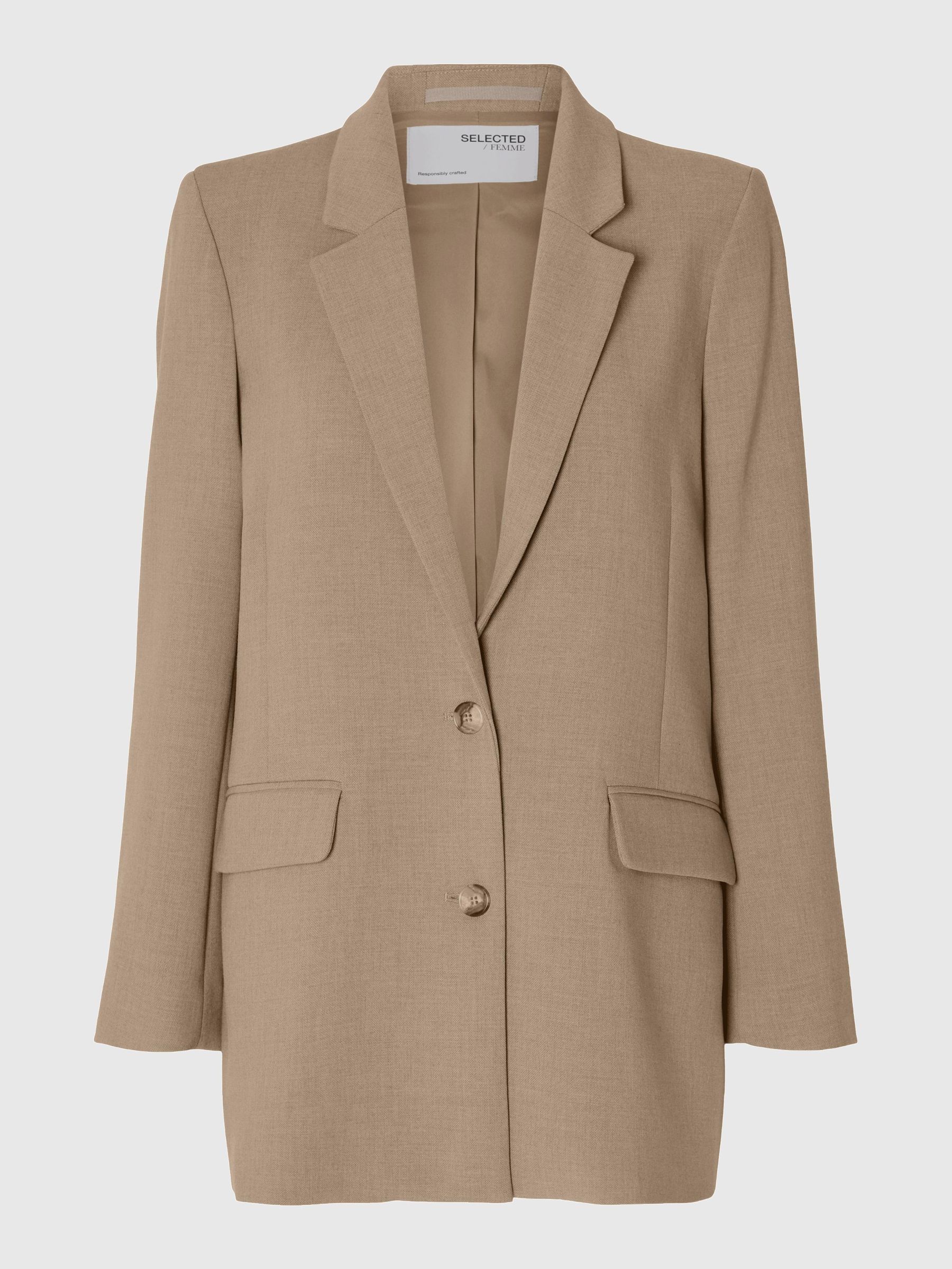 RELAXED FIT BLAZER Brown SELECTED FEMME