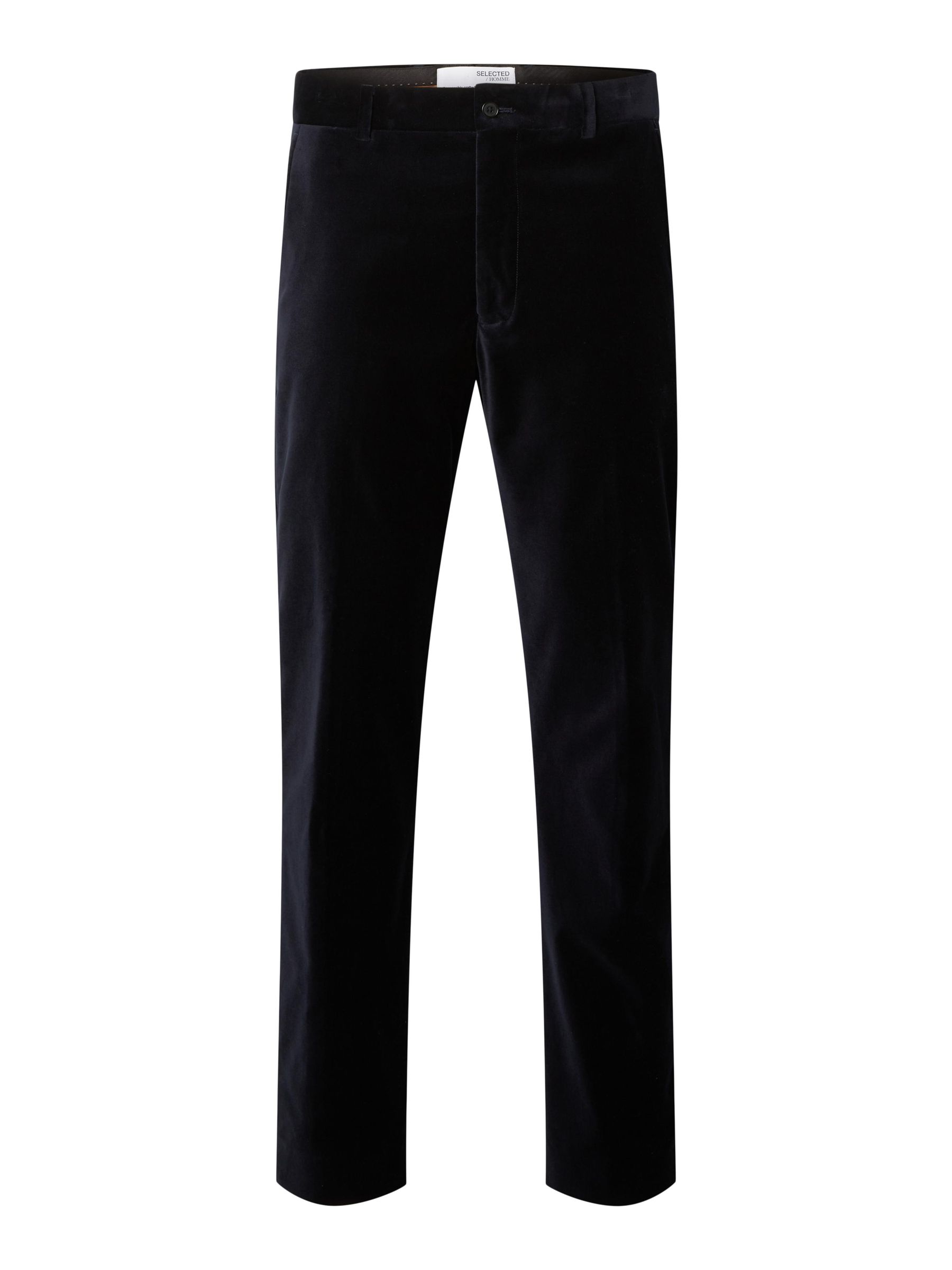J.LINDEBERG LIAM VELVET PANTS - Suit trousers - black - Zalando.de