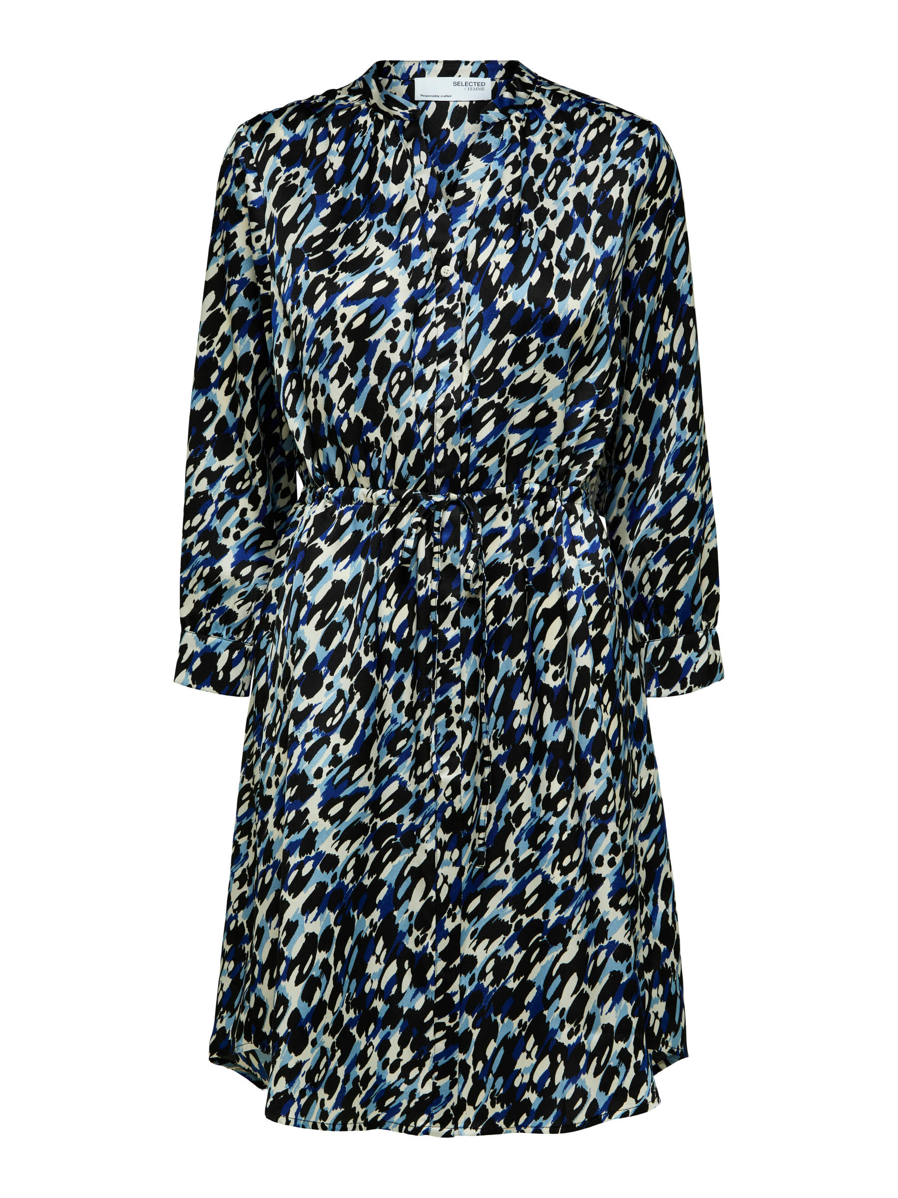 Selected femme leopard dress hot sale